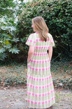Rows of Flowers Dress