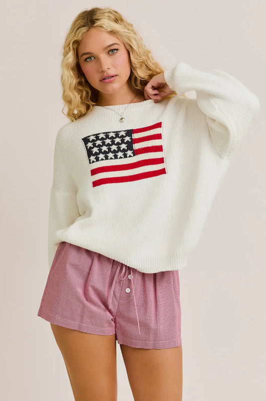 Round Neck Sweater Top