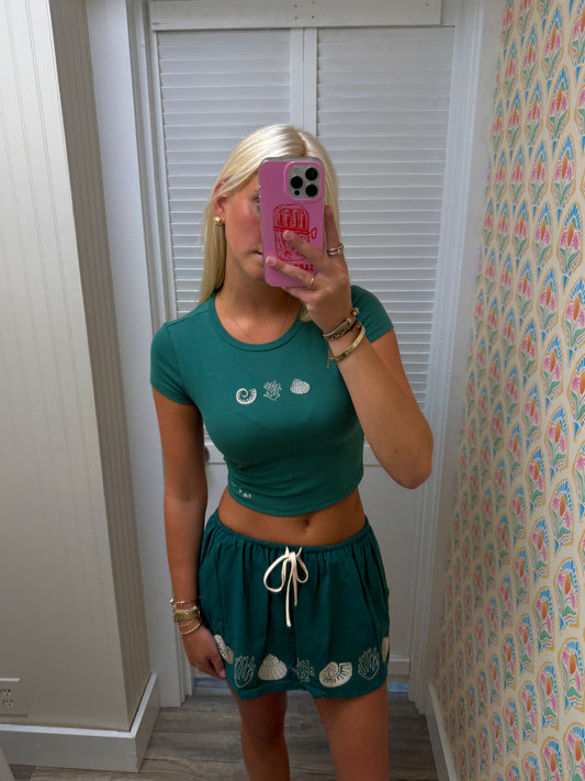 Shell Pattern Skirt