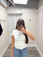 Island girl Rib Babydoll Tee
