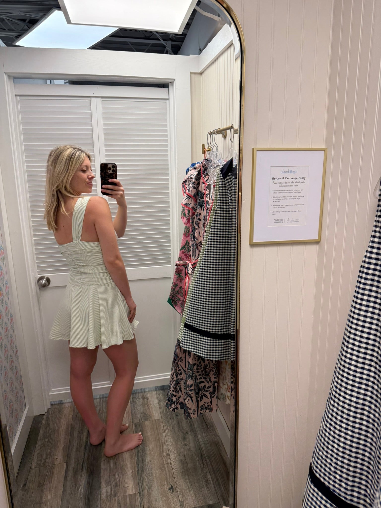 Mini Dress Shirring Detail