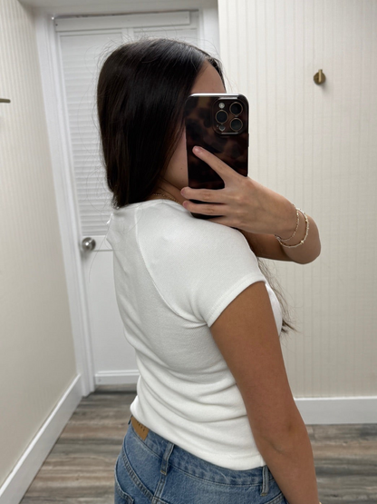 Island girl Rib Babydoll Tee