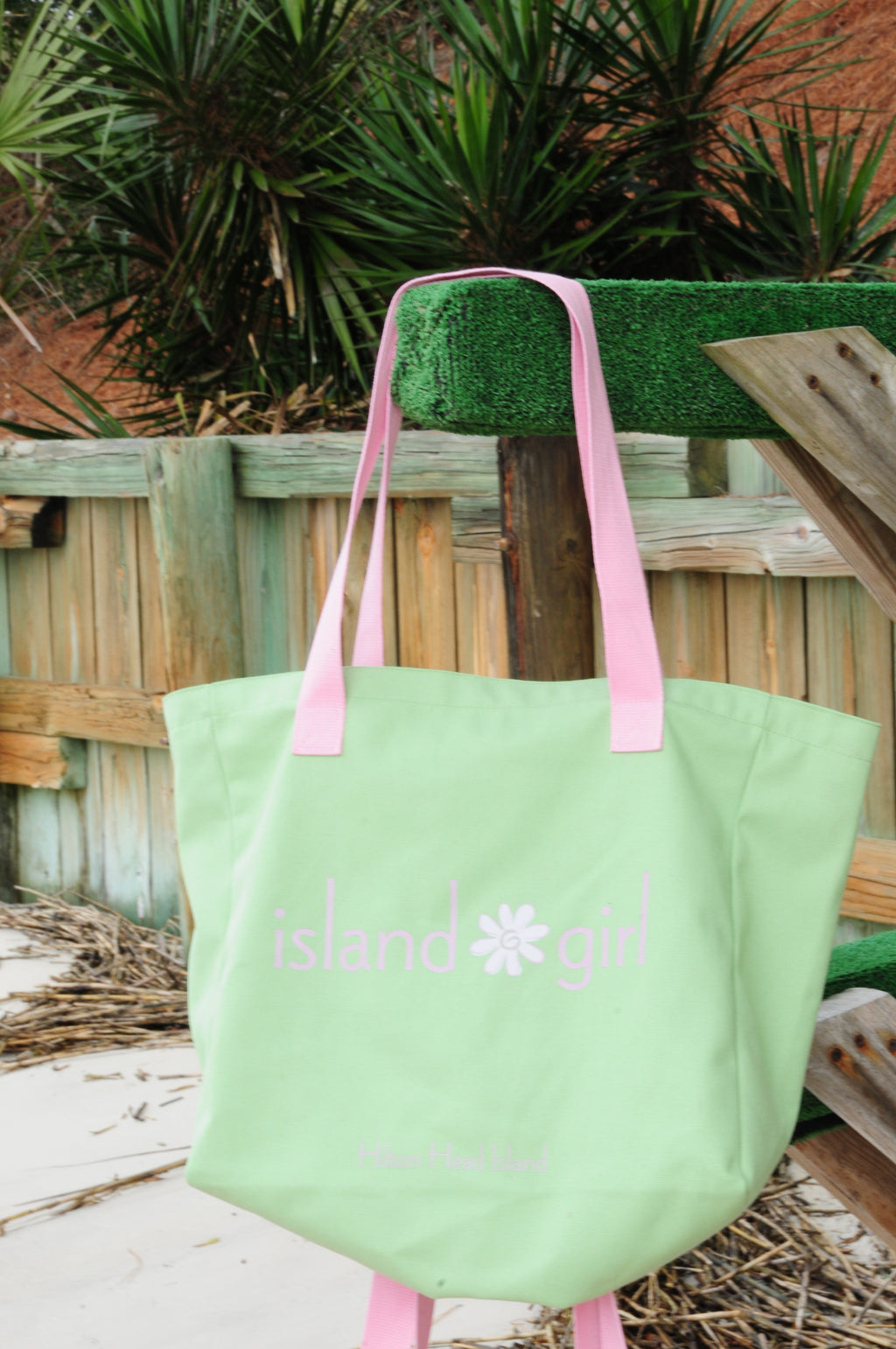 Island Girl Canvas Tote