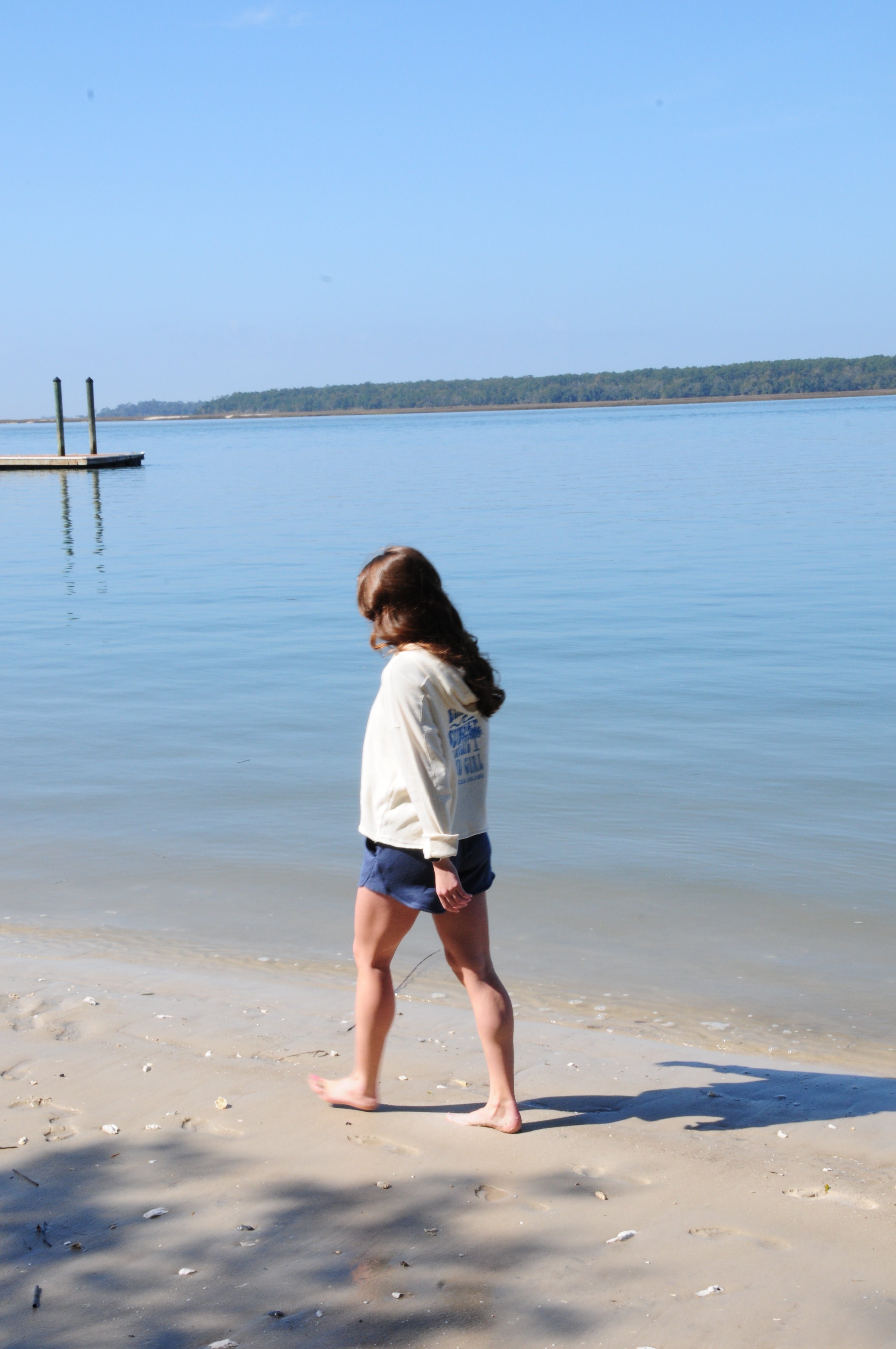 Beach Sunset Island Girl Hoodie