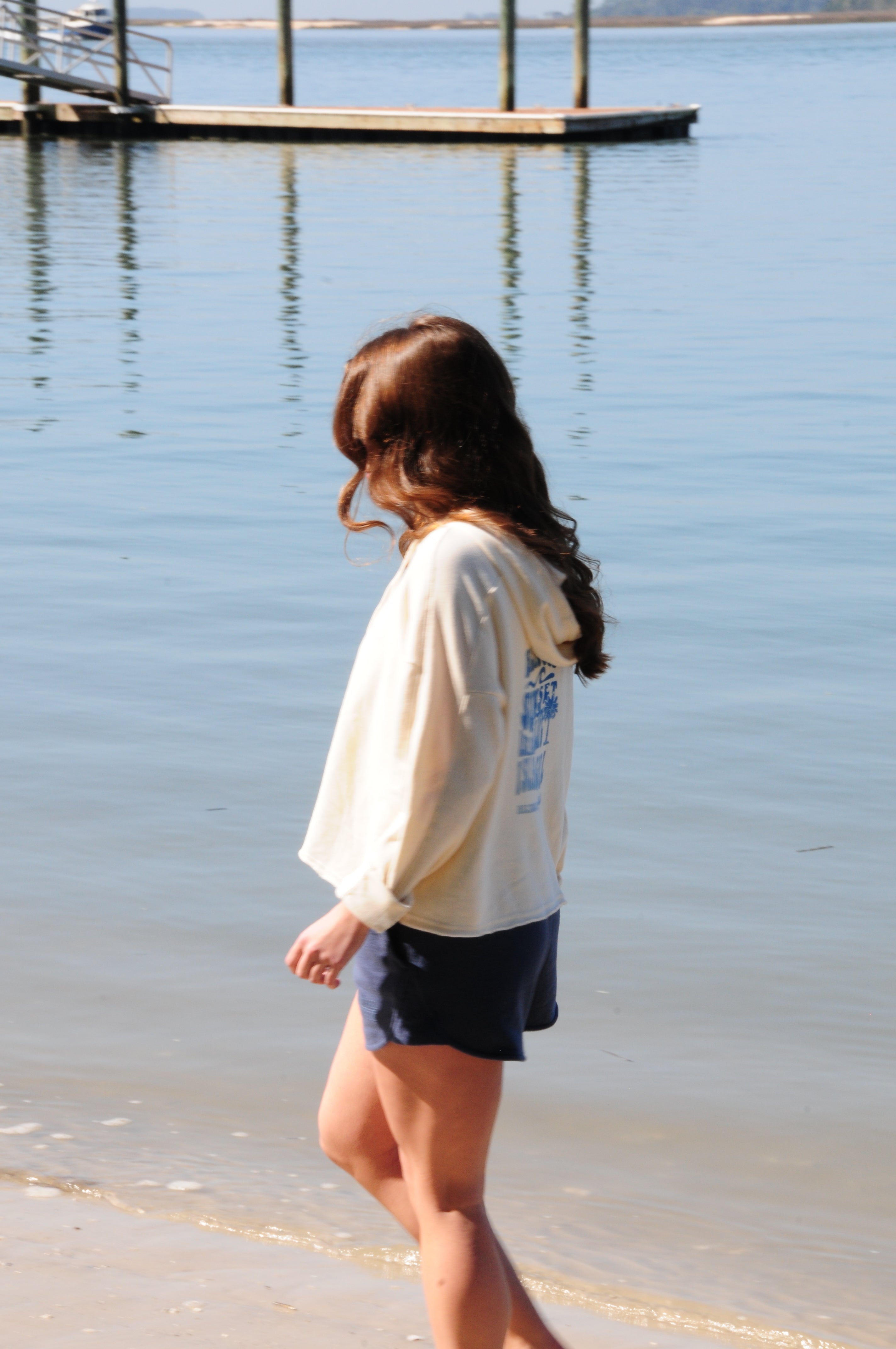 Beach Sunset Island Girl Hoodie