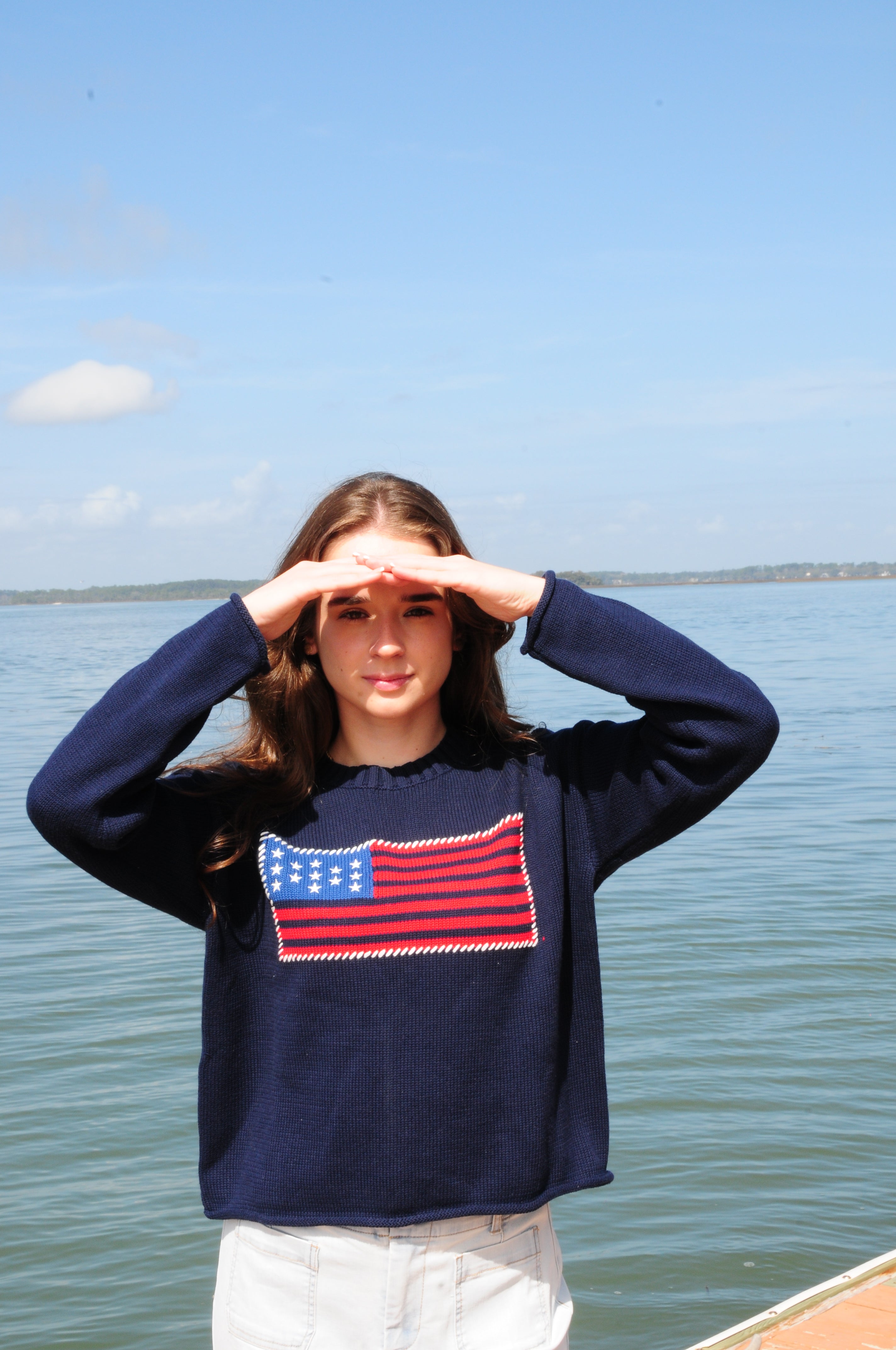 Organic Proud American Sweater