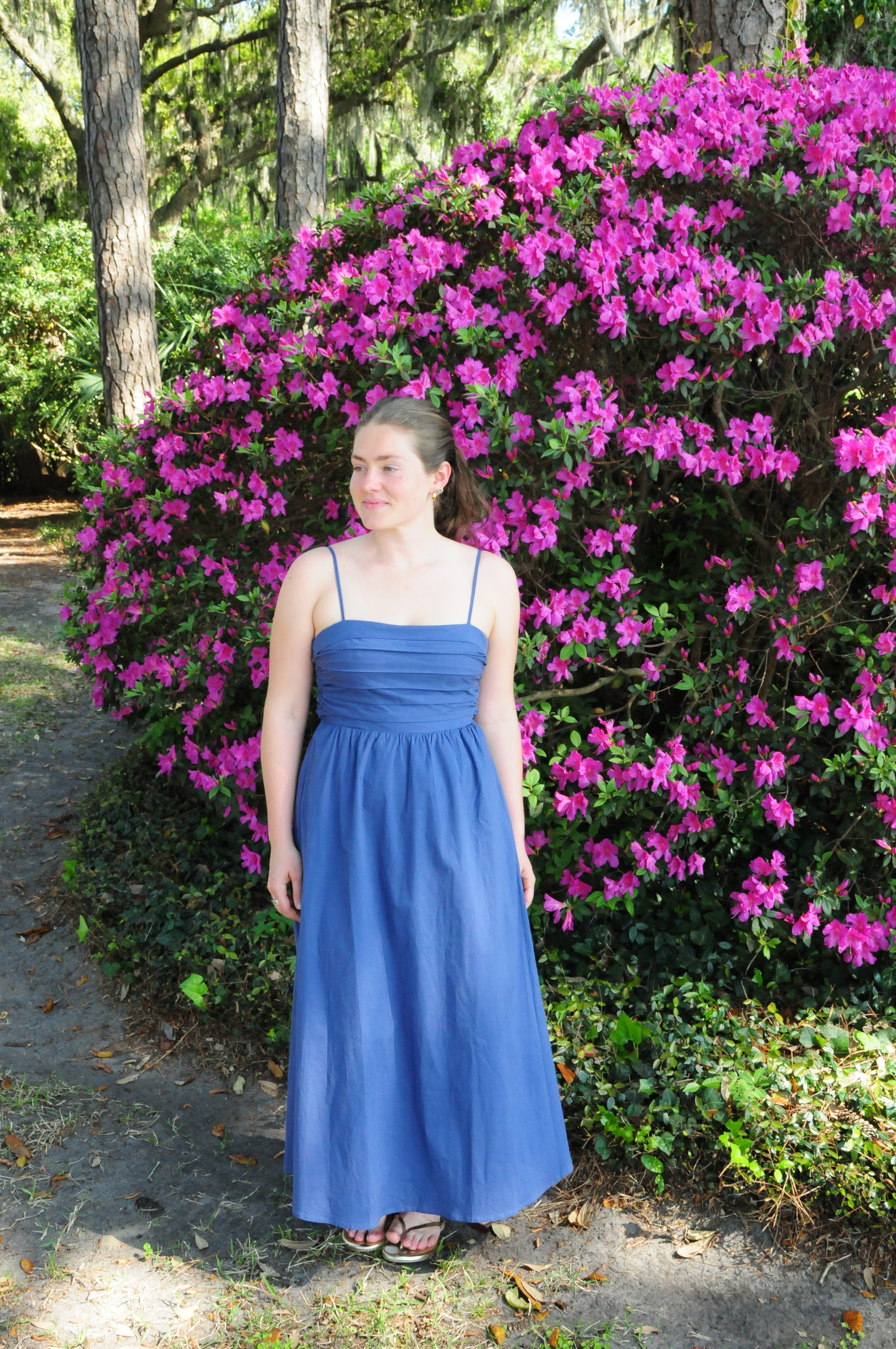 Pleated Maxi Dress