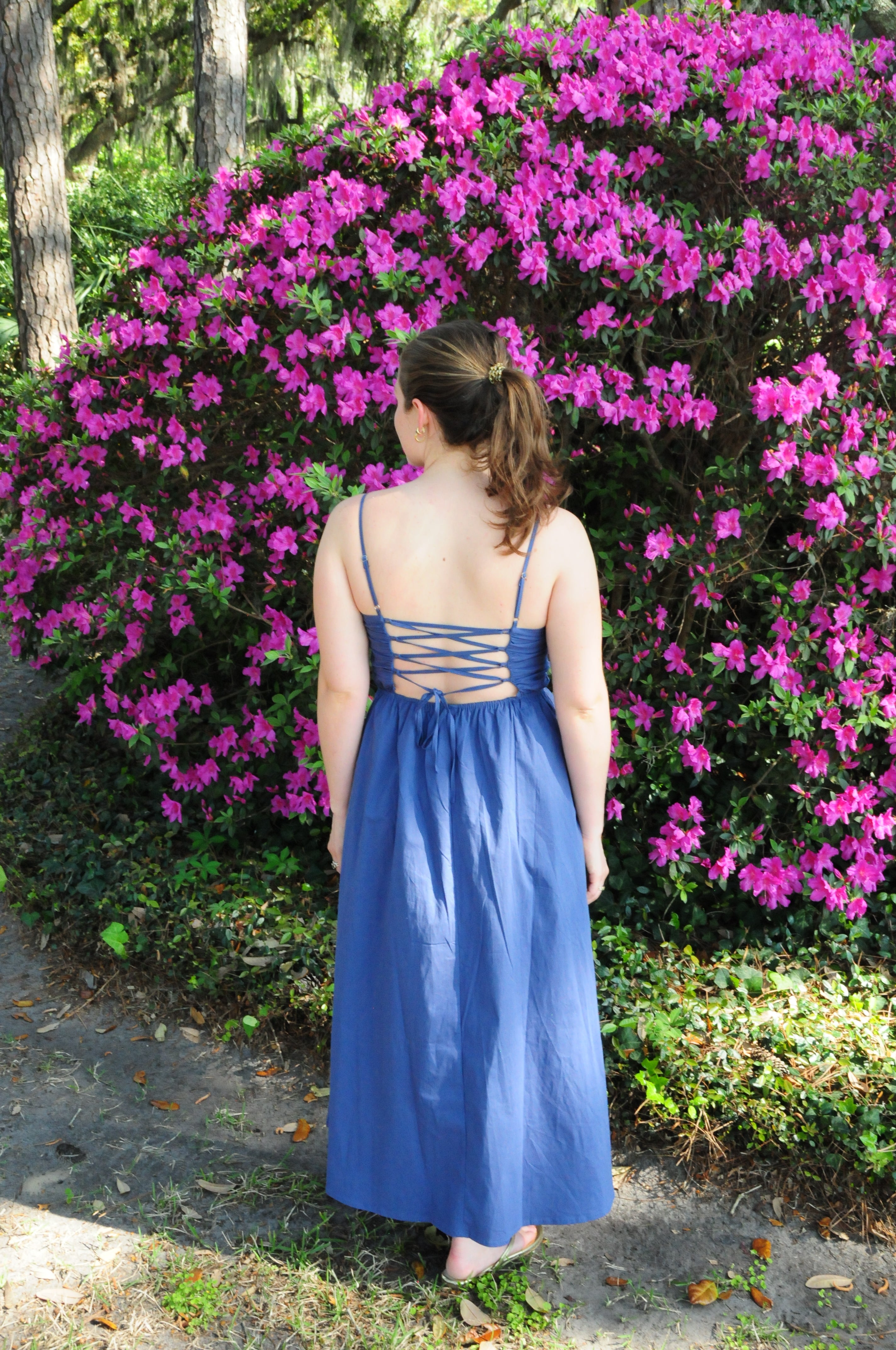 Pleated Maxi Dress