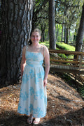Linen Crop Top/Maxi Set