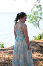 Linen Crop Top/Maxi Set