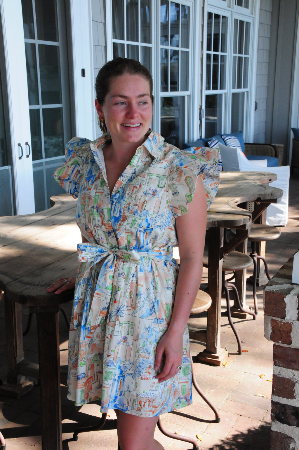 European City Shirt Dress