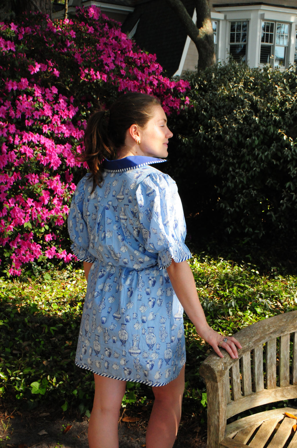 Vases Shirt Dress