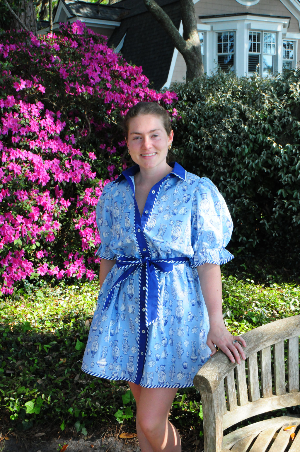 Vases Shirt Dress