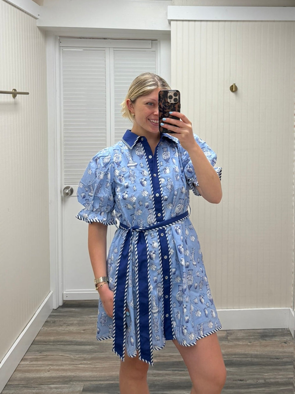 Vases Shirt Dress