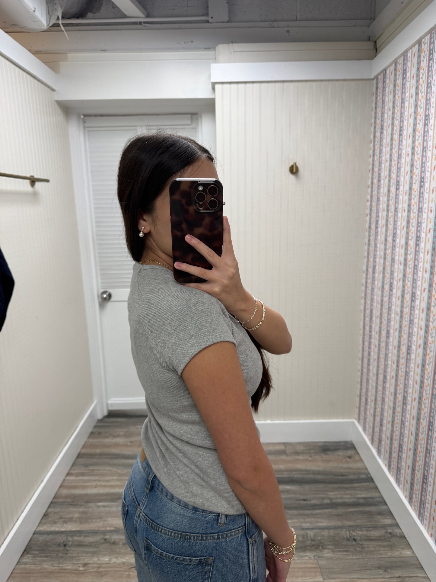 Island girl Rib Babydoll Tee