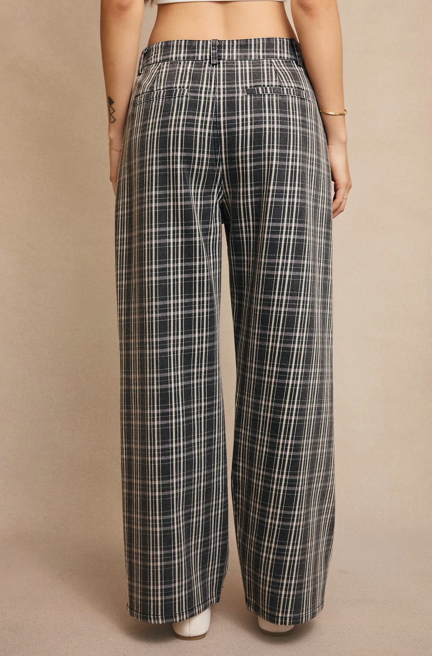 Pleated Wide Leg Pants