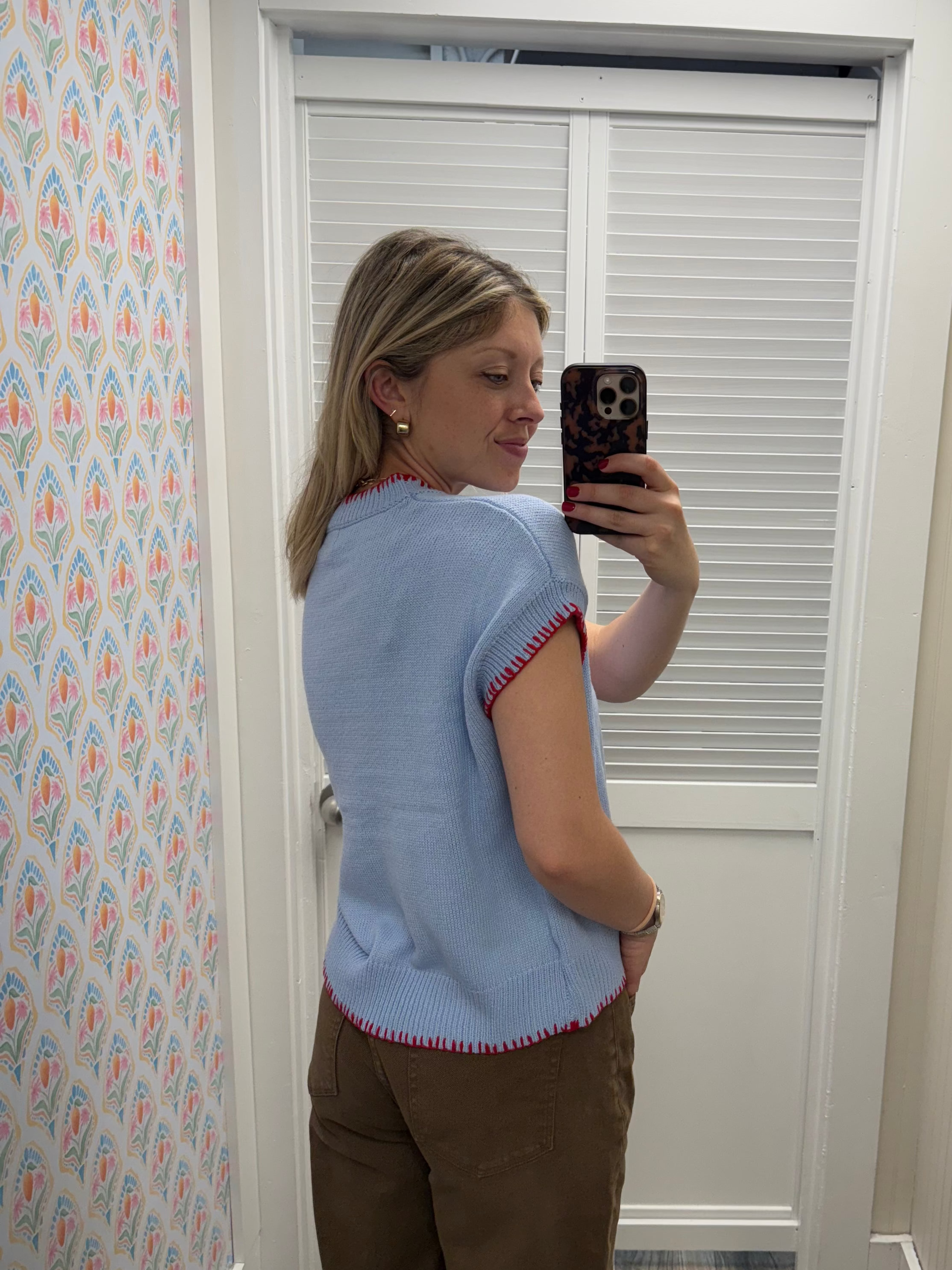 Short Sleeve Lobster Sweater