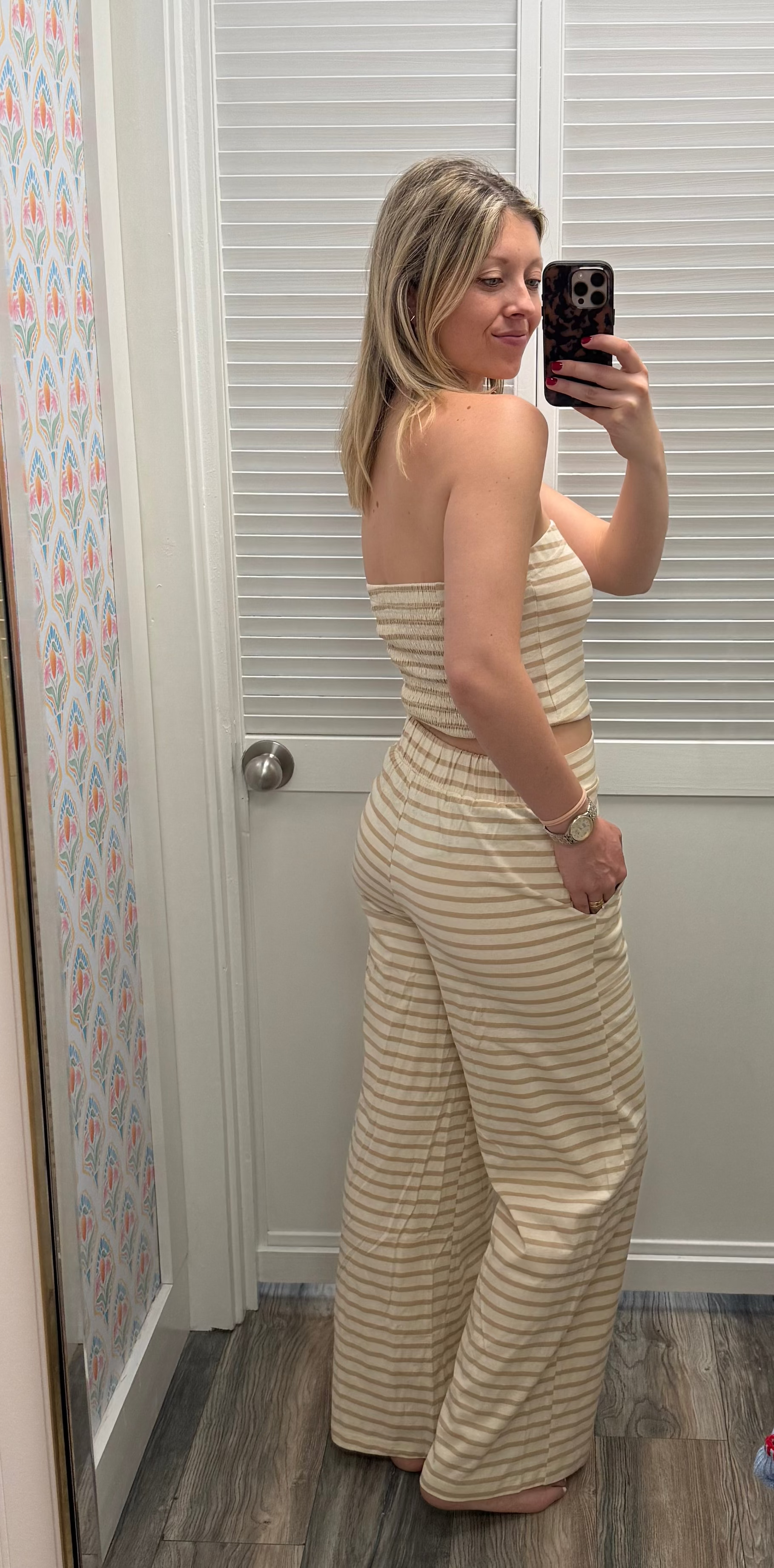Striped Jersey Set