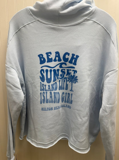 Beach Sunset Island Girl Hoodie