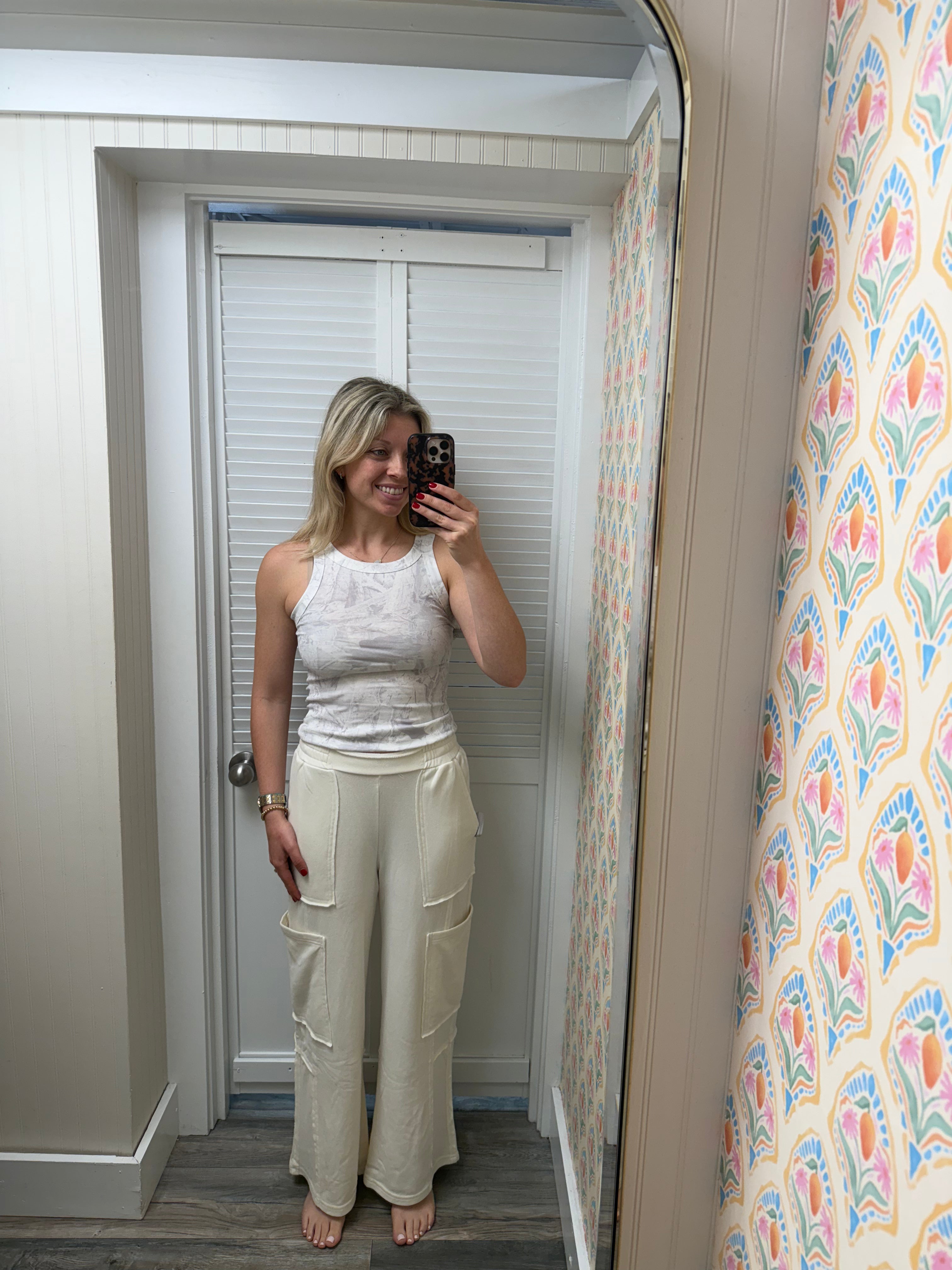 Cloud Wash Ribbed Tank