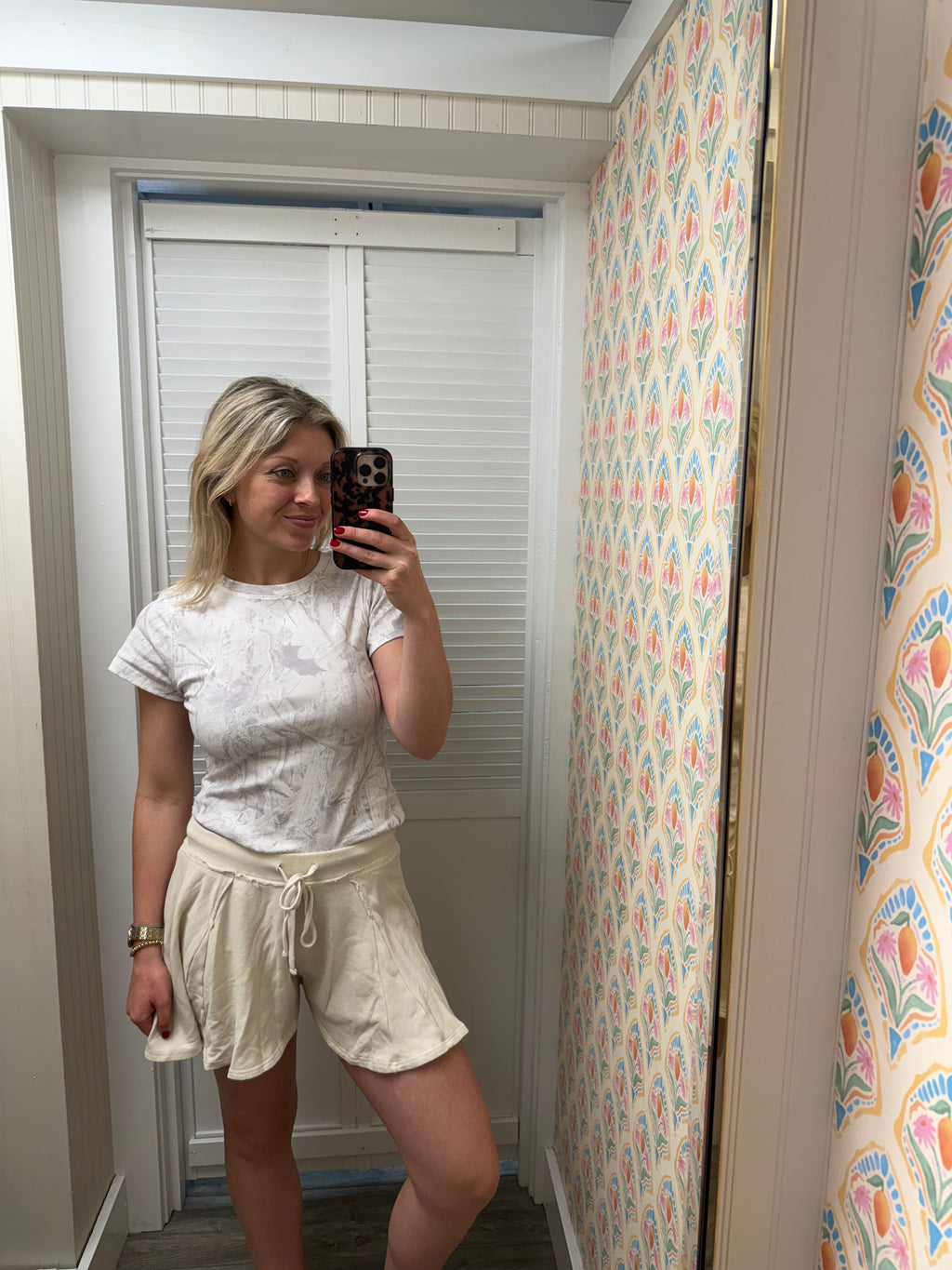 Fitted Crew Neck Tee