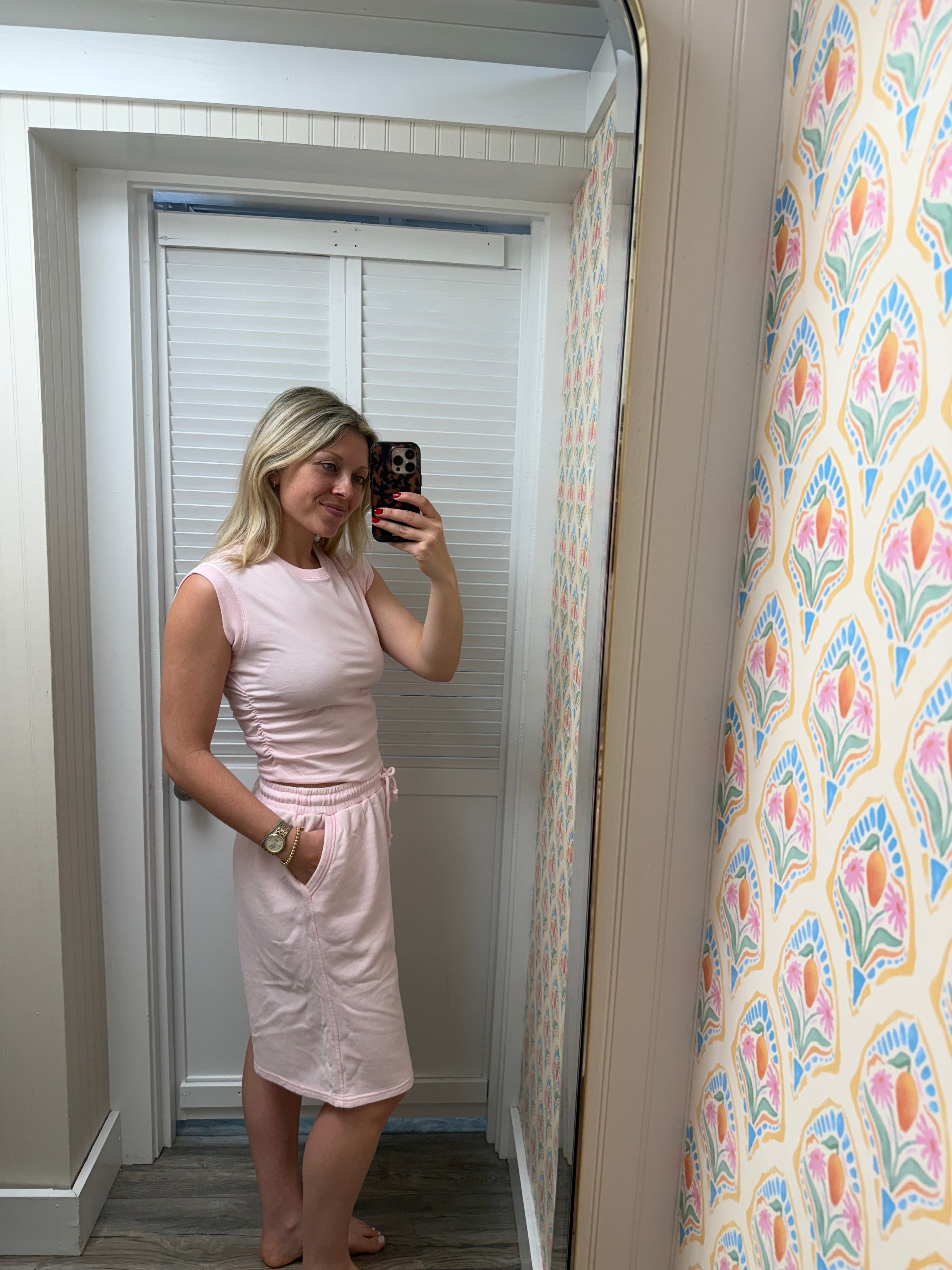 French Terry Bermuda Shorts