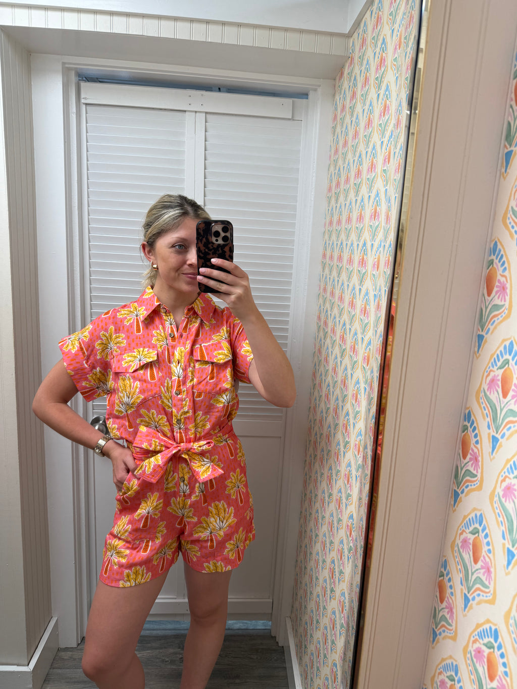 Palm Tree Romper