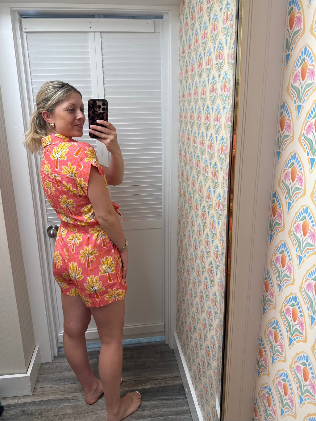 Palm Tree Romper