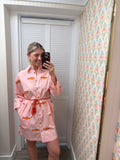 Blush Embroidered Fish Dress