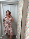 Button Down Drop Waist Floral
