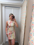 Mock Neck Jacquard Mini