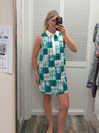 Plaid Collared Dress