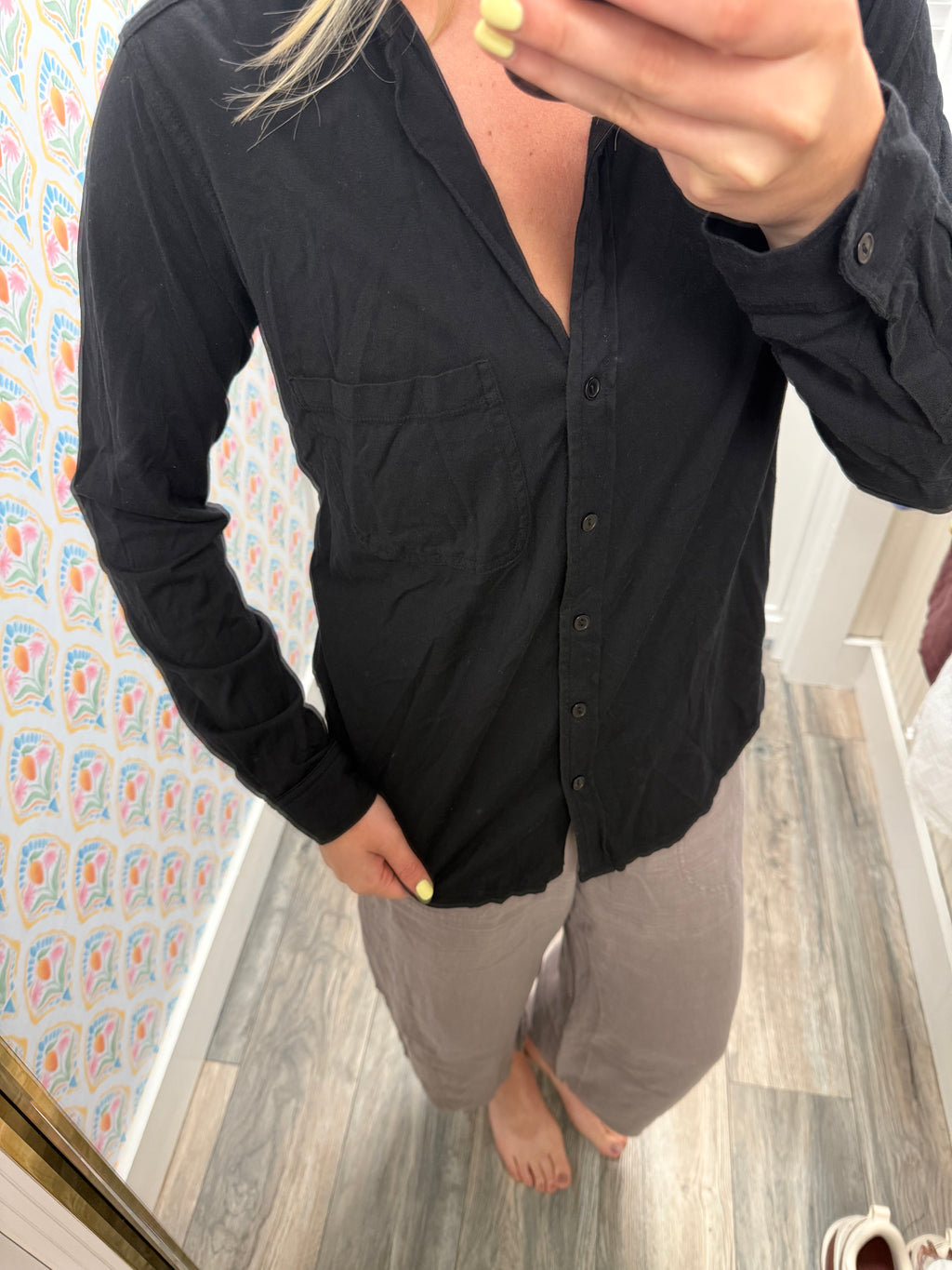 Classic Button Front