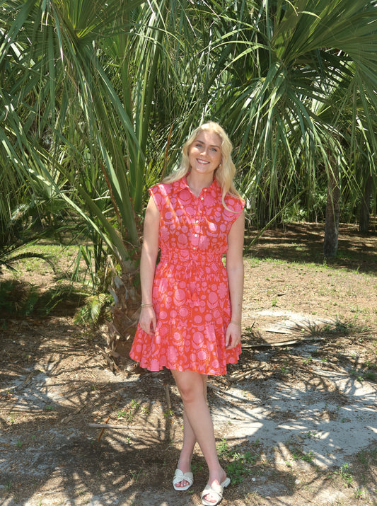 Swing and Cinched Shirtdress