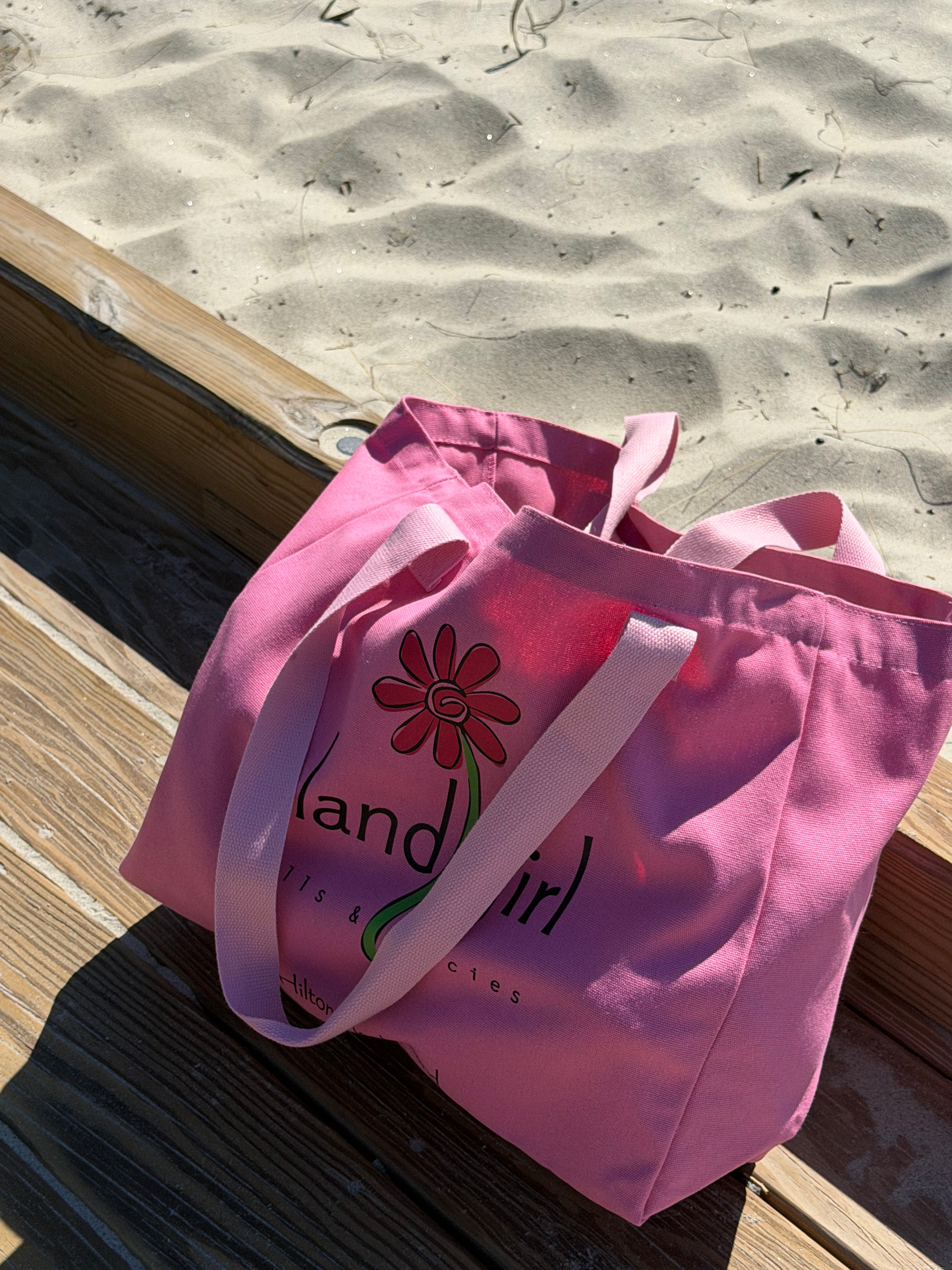 Island Girl Canvas Tote