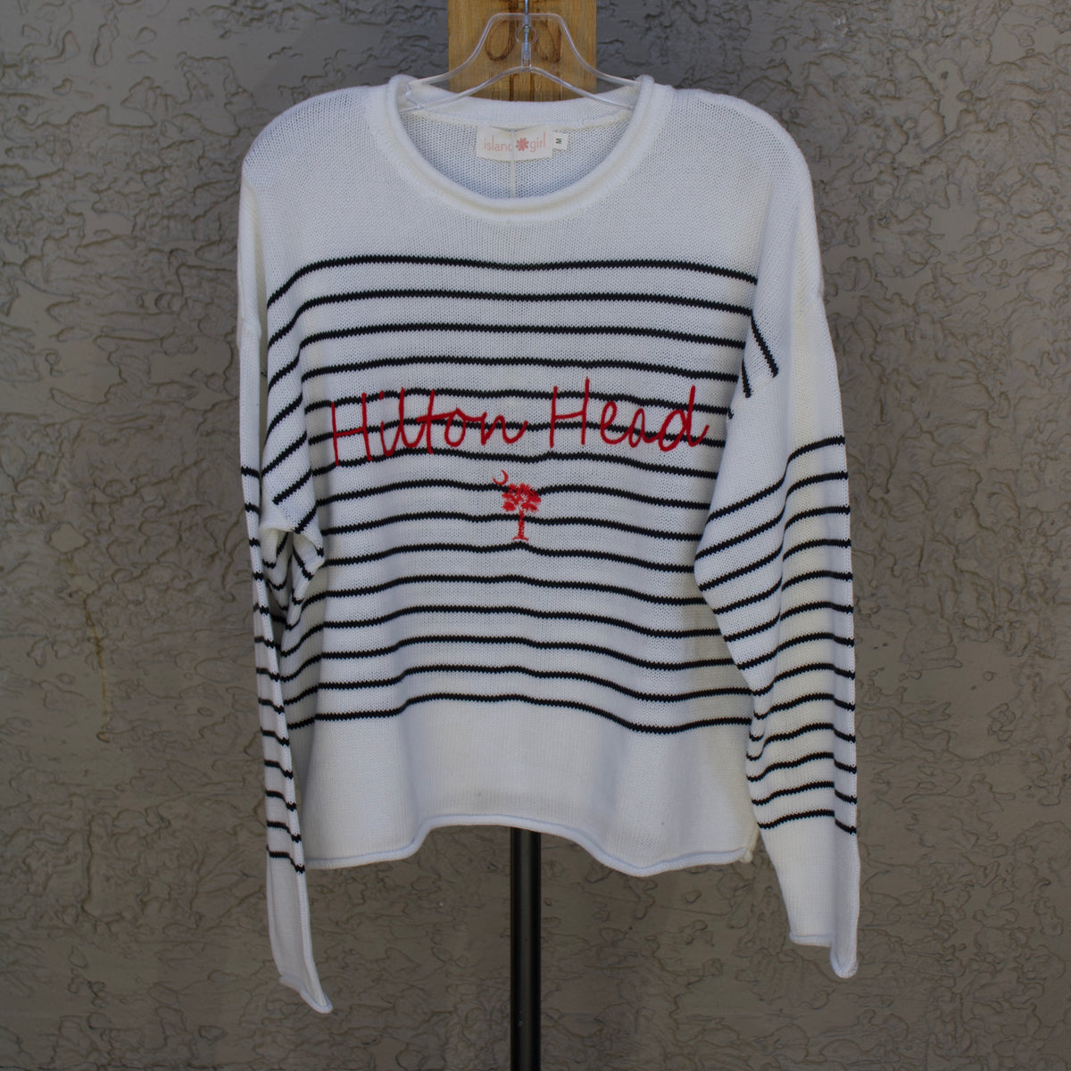 Organic Cotton Stripe Hilton Head Sweater