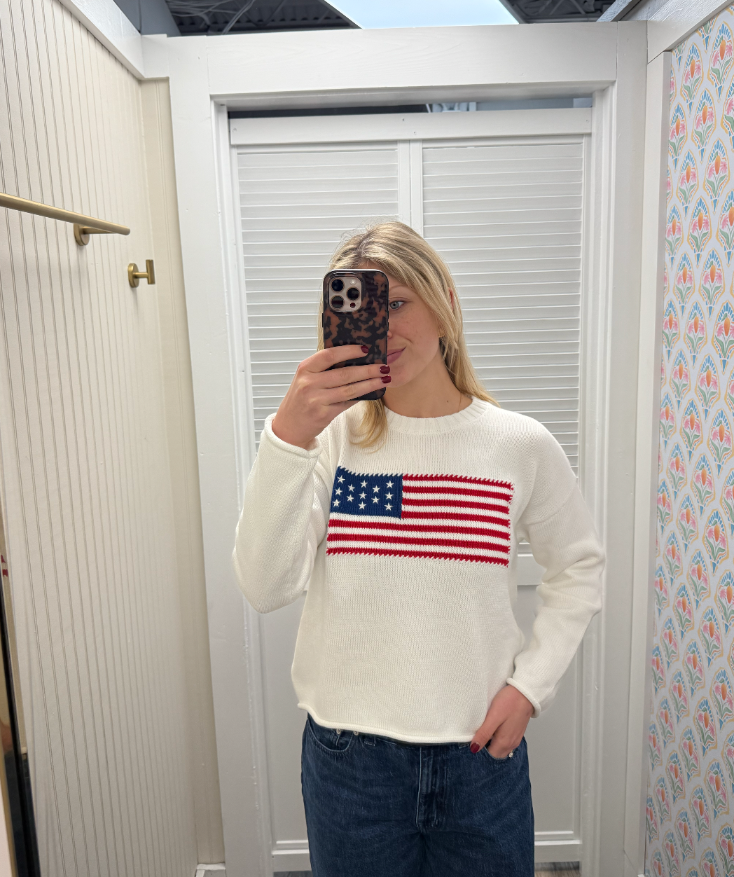 Organic Proud American Sweater