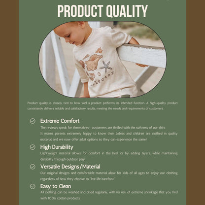 "Feral Animal" Woodland Raccoon Outdoor Baby Boy Clothing