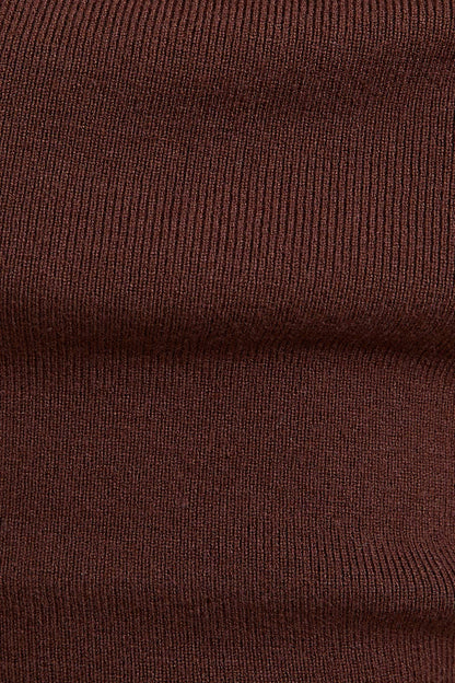 ASYMMETRICAL NECK SWEATER TOP