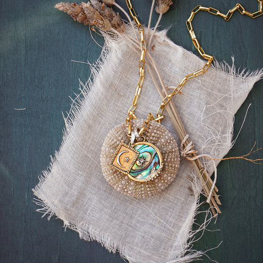 Seppo Chain - Ceramic Coated Brass - 18"