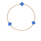Signature Cross Gold Pattern Bead Bracelets