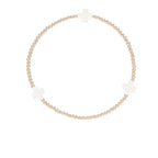 Signature Cross Gold Pattern Bead Bracelets